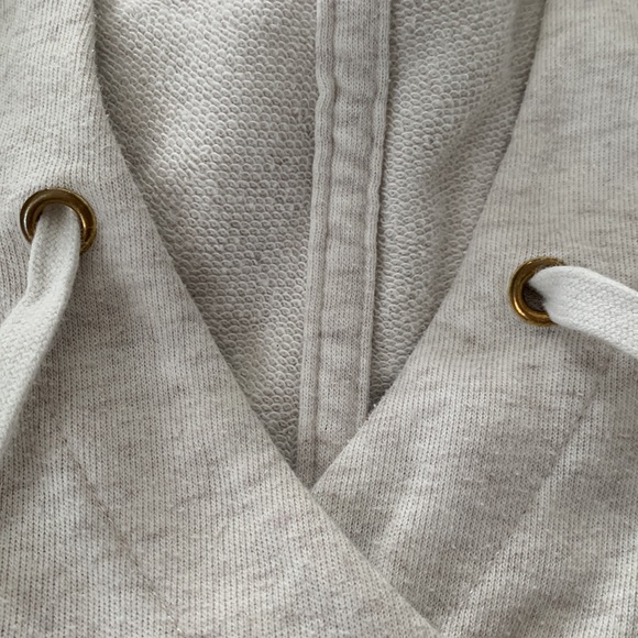 Old Navy Ivory Heather Sweatshirt Hoodie - Picture 8 of 9